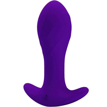 Plug anale in silicone medicale con 12 vibrazioni, flessibile e confortevole